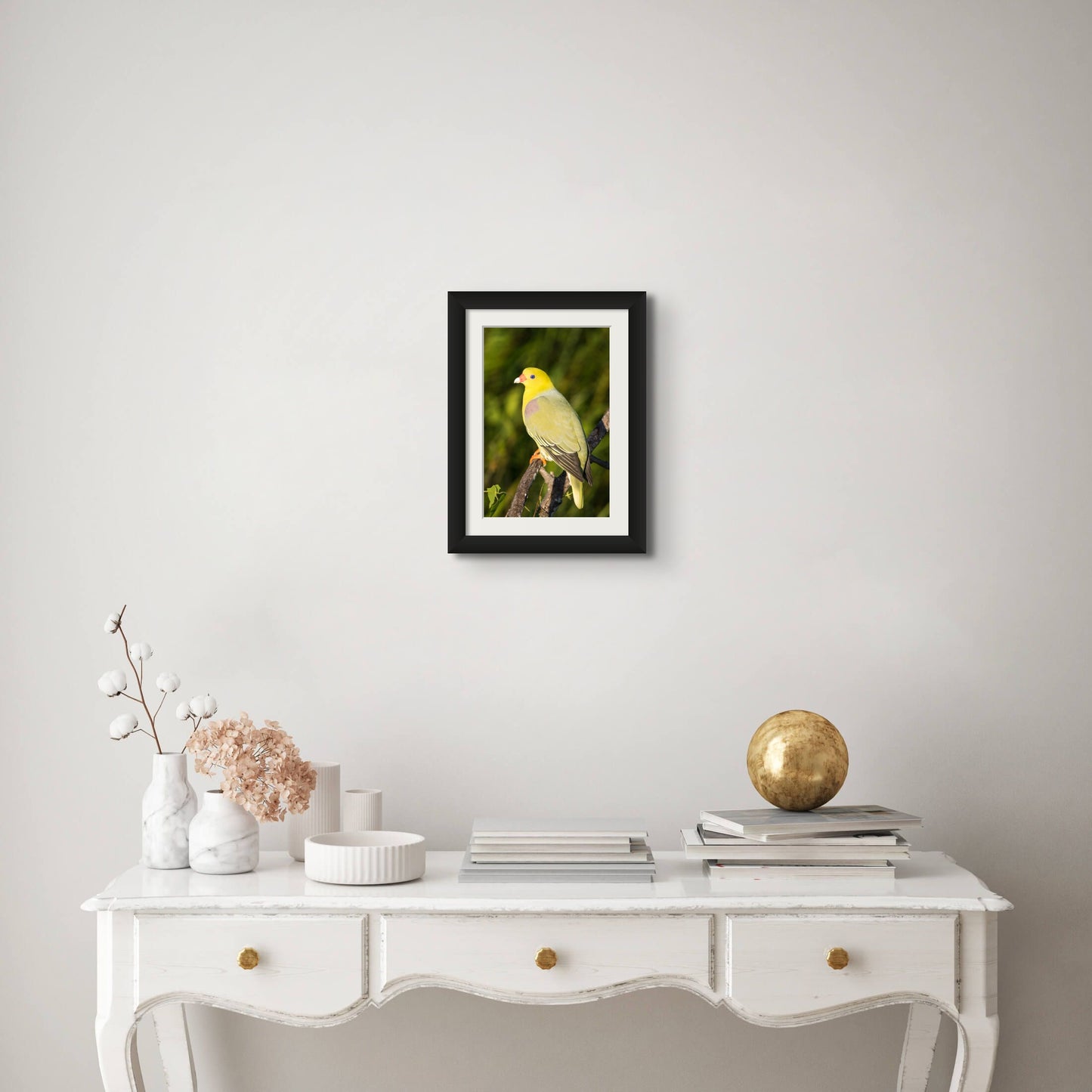 PIGEON JEWELS - vibrant nature scene art print